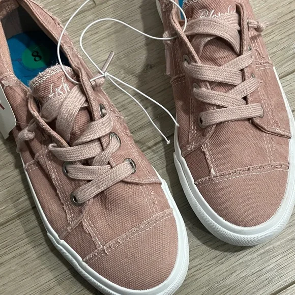 Blowfish Dusty Rose Canvas Sneakers, New with Tags, size 8 - Picture 8 of 9